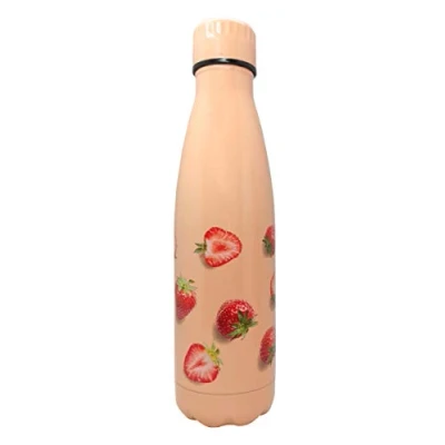 Afbeelding van Nerthus Drinkfles Vacuüm 500ml Aardbei (warm En Koud)
