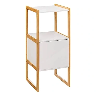Afbeelding van 5five Natureo Halfhoge Badkamerkast 33x33x80 cm Wit