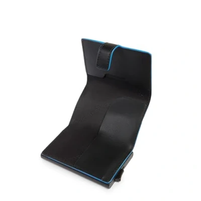 Afbeelding van PIQUADRO Kaarthoes Atlas Compact Wallet With Single Slider RFID Black Zwart