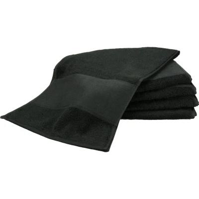 Afbeelding van ARTG Towelzz® SPORTHANDDOEK Extra Lang 30 x 140 cm Set van 5 stuks BLACK