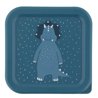 Afbeelding van Mellis Trixie broodtrommel voor kinderen, 3 delig (Mr. Triceratops)
