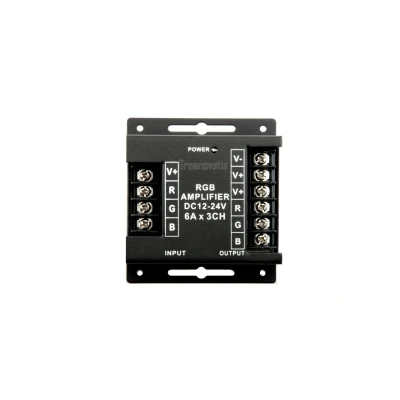Afbeelding van LED Strip RGB Versterker Max. 216W, 3 x 6A