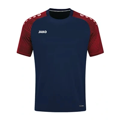 Afbeelding van JAKO Performance Sport Tshirt, Heren, Maat: 46/48, Marine/rot