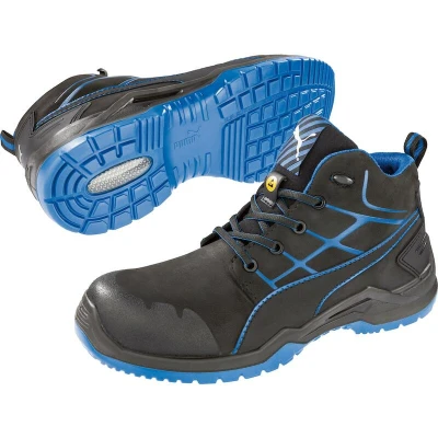 Image de PUMA Krypton S3 Chaussure de sécurité haute (noir/bleu) 900 30008 9935 48