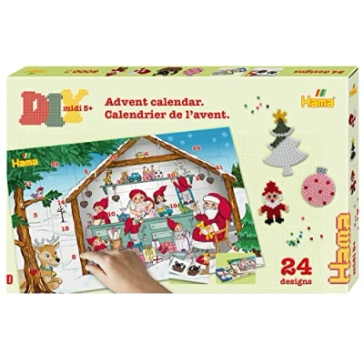 Afbeelding van Hama 3046 Adventskalender 5000 Kralen 1 stuk