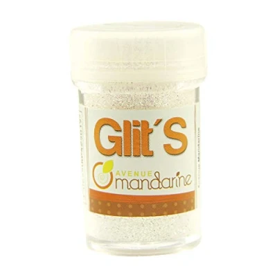 Afbeelding van Avenue Mandarine Glit&#039;s glitter 42501MD, 1fles, 14 g, wit