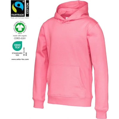 Afbeelding van Cottover HOODIE KID GOTS GECERTIFICEERD 141011 Roze