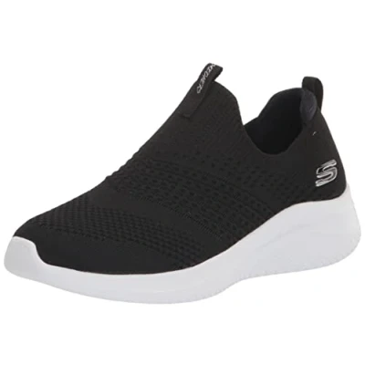 Afbeelding van Skechers Sport Ultra FLEX Classy Charm Instappers, Dames, Maat: 40, Zwart Textiel