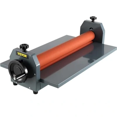 Afbeelding van VEVOR handmatige koude lamineermachine, 750 mm, vinyl fotolamineerfolie, vier antislip rubberen voeten, ter bescherming van papier en documenten foto&#039;s
