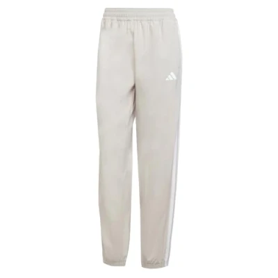 Afbeelding van adidas Performance Train Essentials 3 Stripes Woven Broek Dames Beige XLT
