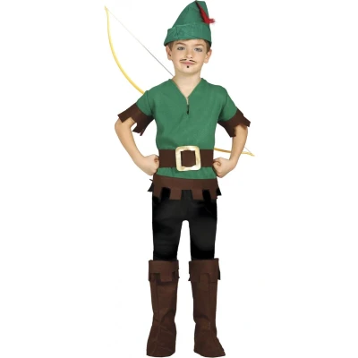 Afbeelding van Fiestas Guirca Verkleedpak Robin Hood Polyester Maat 5 6 Jaar