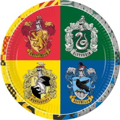 Afbeelding van Harry Potter borden 23cm 8 stuks