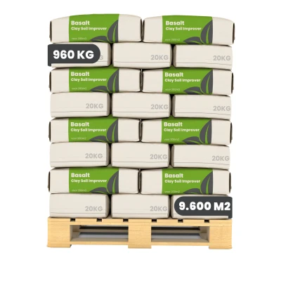 Afbeelding van Organifer Basaltmeel Bodemverbeteraar voor kleigrond (48x 960 kg 9600 m2)