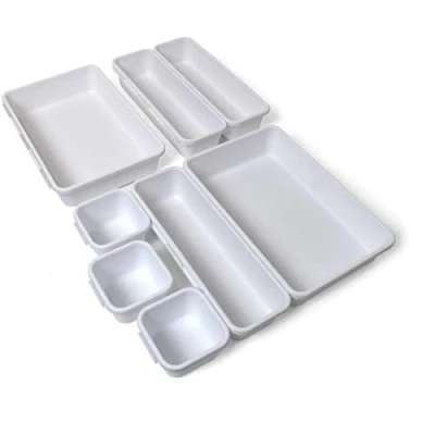 Afbeelding van igadgitz home U7126 Organizer voor lade, kunststof lade organizer, wit