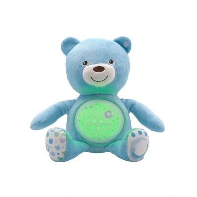 Afbeelding van Chicco First Dreams Knuffel Beer Projector Blauw