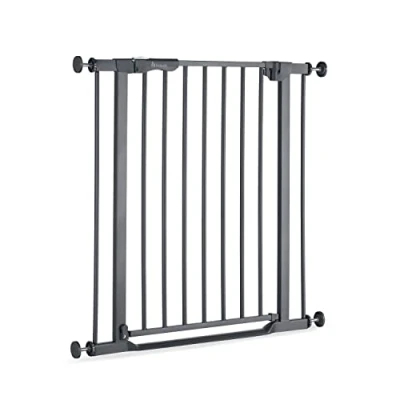 Afbeelding van Hauck Clear Step Autoclose 2 traphekje zonder boren Dark Grey