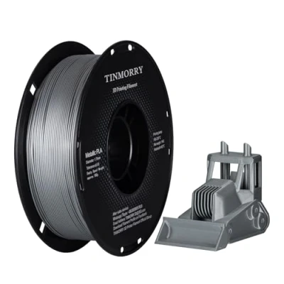 Afbeelding van PLA Metallic 1.75mm Tinmorry 1.75 3D Printer Filament 1kg 1 Spot Zilver