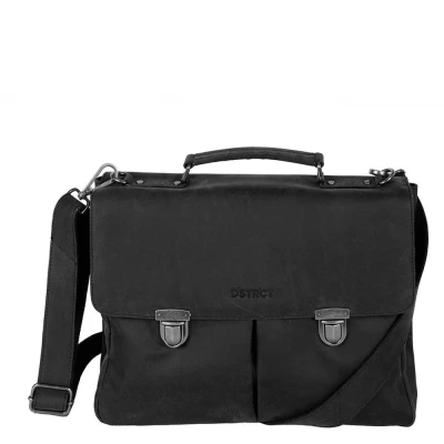 Afbeelding van DSTRCT Wall Street Business Bag Classic Black 11 15 inch