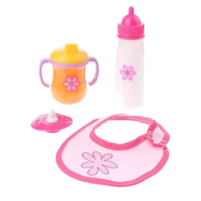 Afbeelding van Baby Rose Poppenspeelset Etenstijd