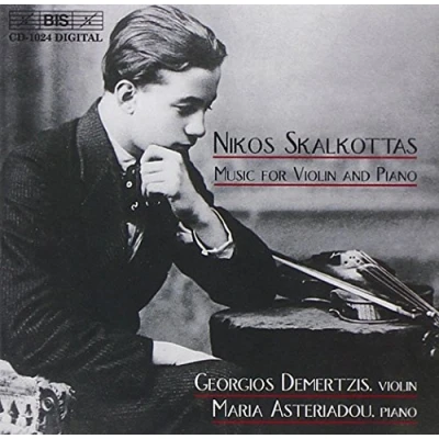 Afbeelding van Georgios Demertzis &amp; Maria Asteriadou Skalkottas: Music For Violin And Piano (CD)