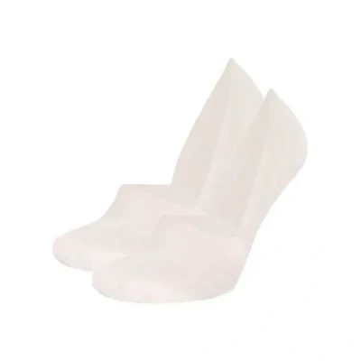 Afbeelding van Sarlini Invisible Sneaker Sokken White 2 pack Wit