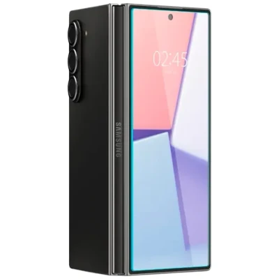 Afbeelding van Spigen Screen Protector Geschikt voor Samsung Galaxy Z Fold 6 EZ Fit GLAS.tR 9H Tempered Glass Case Friendly Gemakkelijke Installatie 2 Pack