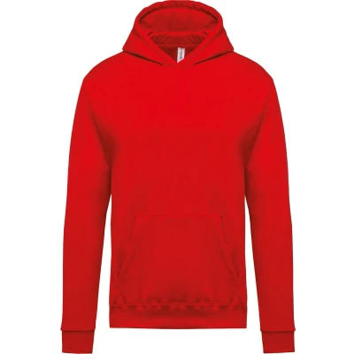 Afbeelding van Kariban Kindersweater met capuchon K477 Red