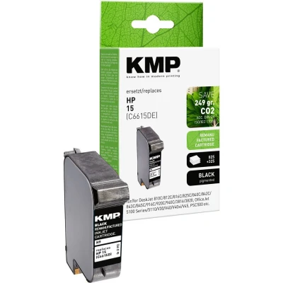 Afbeelding van KMP Inktcartridge vervangt HP 15, C6615DE Compatibel Zwart H9 0993,4151