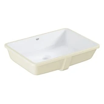 Afbeelding van Grohe Cube Keramiek onderb.wastafel 49x37cm met overloop pureguard Wit