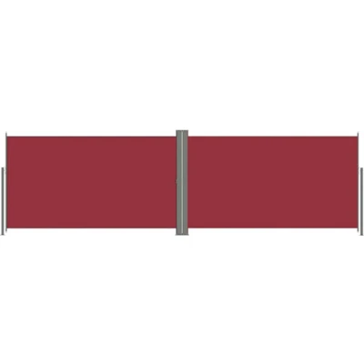 Afbeelding van Tuinscherm uittrekbaar 180x600 cm rood