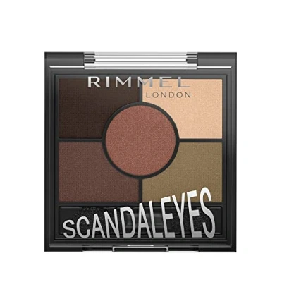 Afbeelding van Rimmel London Glam&#039;Eyes HD Pentad 022 Brixton Brown Oogschaduw