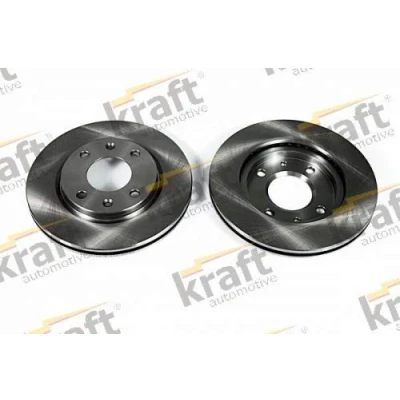 Afbeelding van KRAFT Remschijf PEUGEOT: 206 Hatchback, 306 Saloon, 106 II CITROËN: Saxo Xsara Hatchback 247,0, 247mm 20,4mm 4 Geventileerd