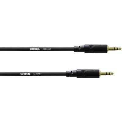 Afbeelding van Cordial CFS 0,9 WW Jack Verbindingskabel [1x Jackplug male 3,5 mm 1x mm] 0.90 m Zwart