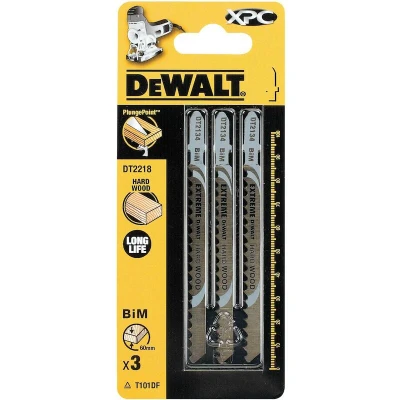 Image de Lame scie sauteuse XPC denture rectifiee coupe fine bois dur Dewalt