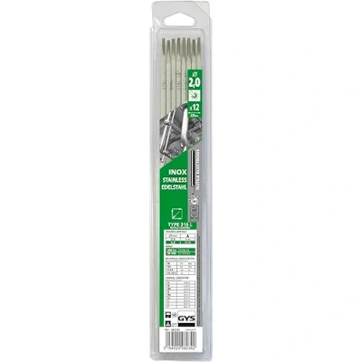 Afbeelding van GYS Edelstahl Laselektrode 12 stuk(s) (Ø x l) 2 mm 350