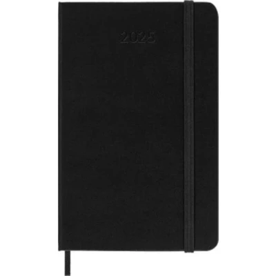 Image de Agenda civil de poche Moleskine semainier couverture rigide 2025 noir