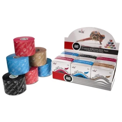 Afbeelding van Kinesiotape mix kleuren Nasara 6st Huidvriendelijk Sporttape