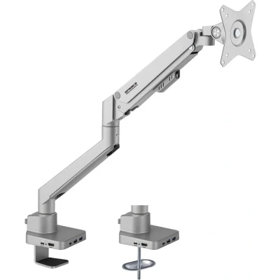 Afbeelding van SpeaKa Professional SP MM 600 1 voudig Monitor tafelbeugel 43,2 cm (17) 81,3 (32) Gasdruktechniek, Geïntegreerd dockingstation, Kantelbaar, Zwenkbaar