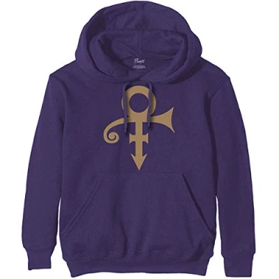 Afbeelding van Prince Symbol Hoodie/trui S Paars