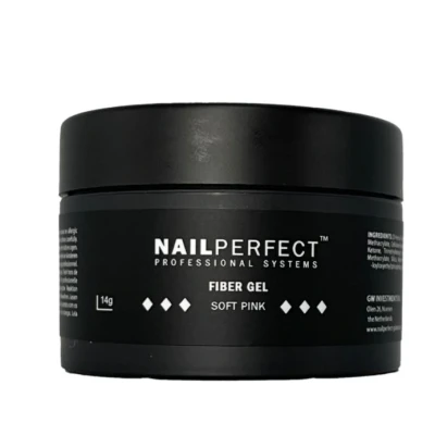 Afbeelding van NailPerfect Fiber Gel Soft Pink 14gr Haibu by Kapperskorting.com