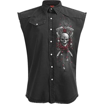 Afbeelding van Spiral Heren Tshirt 2XL DOTD BIKERS Zwart