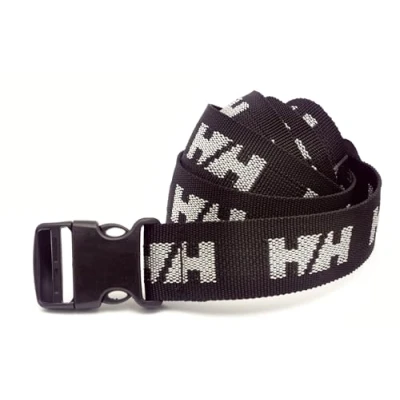 Afbeelding van Helly Hansen Riem Met Plastic Gesp 130 cm Zwart Breedte: 4 Polyester/Katoen Unisex verstelbare Voor Volwassenen