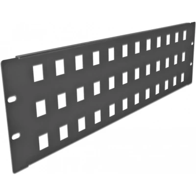 Afbeelding van 19 ″ Keystone Patch Paneel 48 Poort 3U zwart