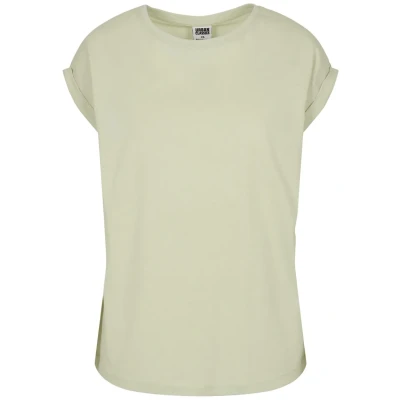 Afbeelding van Urban Classics Extended Shoulder Tshirt basic, Dames, Maat: XS, Lightmint