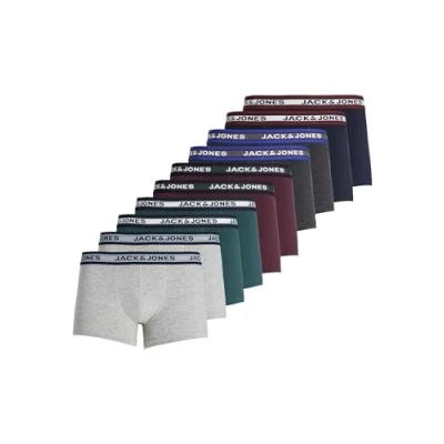 Image de Caleçon Jack &amp; Jones Solid Trunk Hommes (lot de 10)