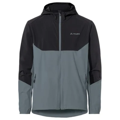 Afbeelding van Vaude MOAB Fietsjas, Heren, Maat: Large, Black/heron