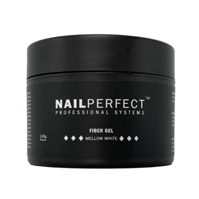 Afbeelding van NailPerfect Fiber Gel Mellow White 45gr