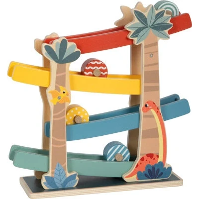 Afbeelding van Small Foot Houten Knikkerbaan Dino
