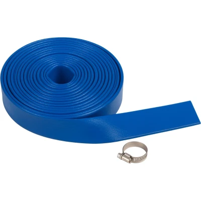 Afbeelding van Hydro S Platte waterslang PVC 25 mm 6 bar blauw 50 meter