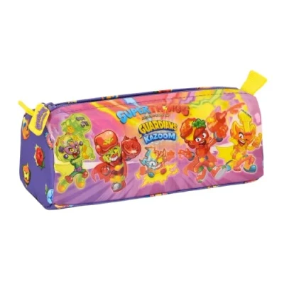 Afbeelding van Schoolpennenzak SuperThings Guardians of Kazoom Paars Geel (21 x 8 7 cm)